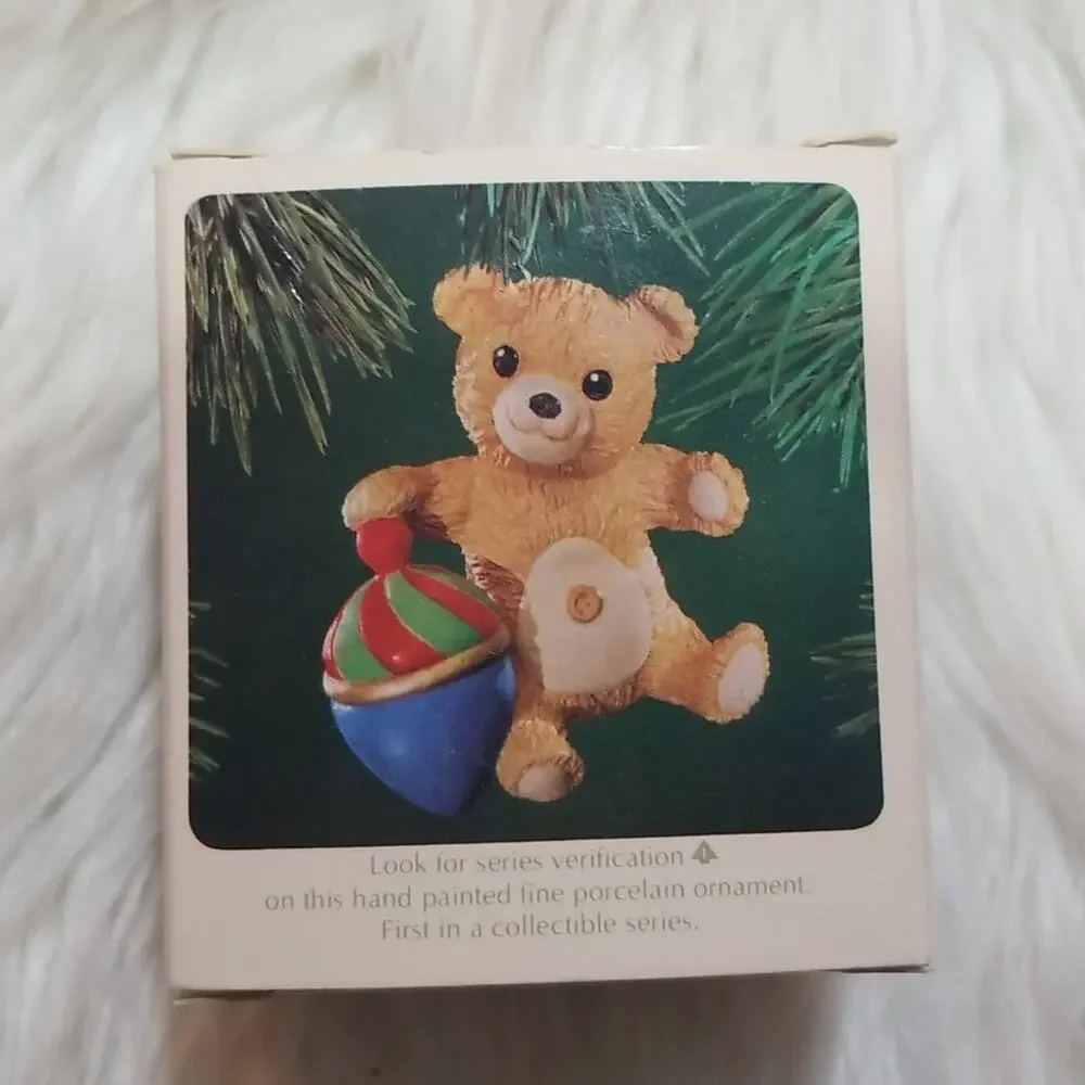 Vintage Hallmark Keepsake Ornament Cinnamon Bear 1983